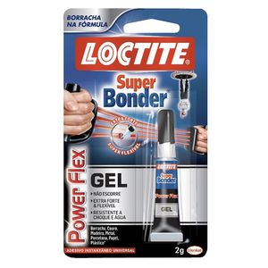 Adesivo Instantaneo Super Bonder Power Flex Gel 2g