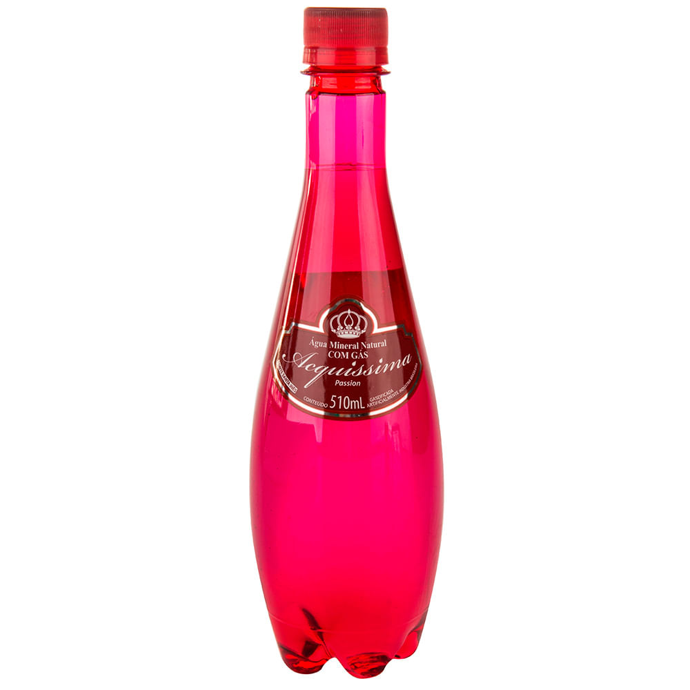 Água Mineral com Gás Passion Acquíssima 510ml