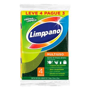 Esponja Multiuso Limppano Leve 4 Pague 3
