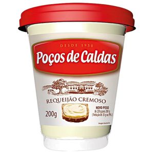 Requeijão Cremoso Poços de Caldas 200g