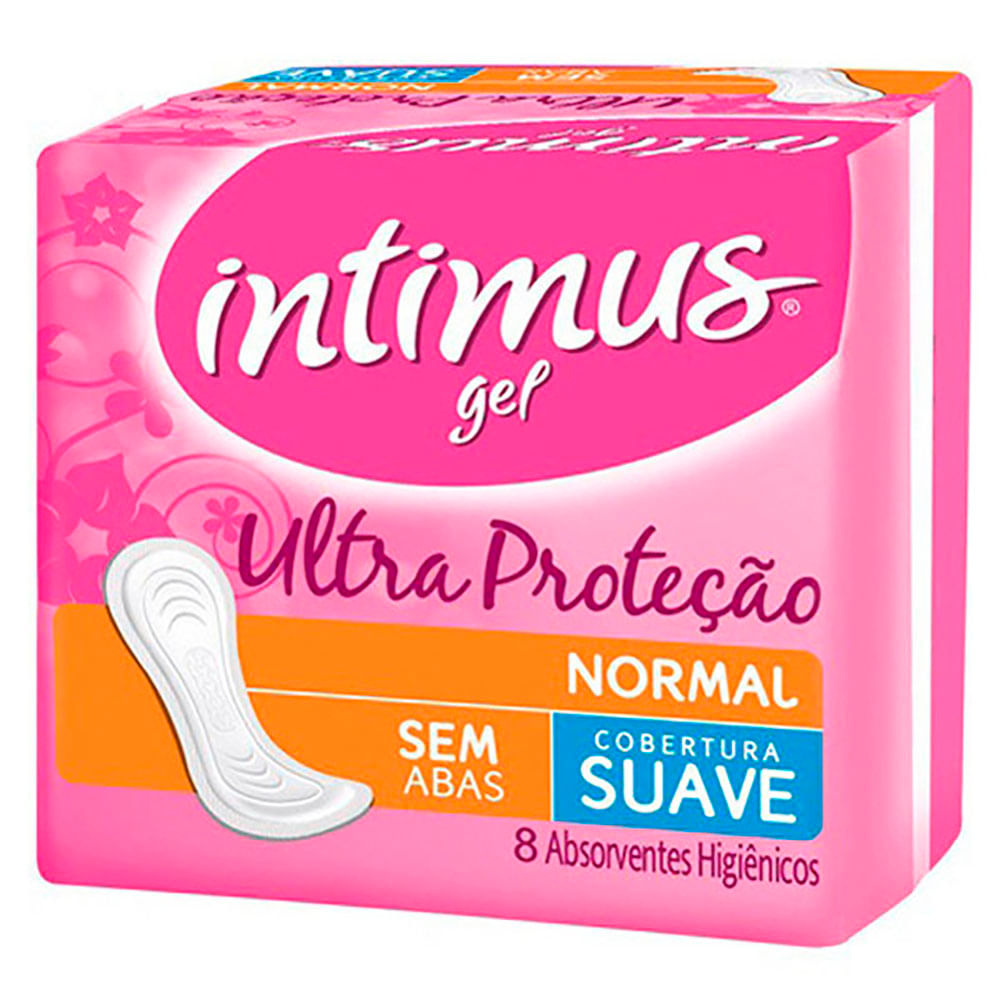 Absorvente Íntimus Gel Cobertura Suave Com Abas Com 8 Unidade Supermercado Coop 2667