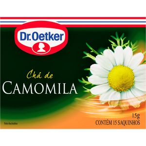 Chá Dr. Oetker Camomila Envelopado com 15 Sachês