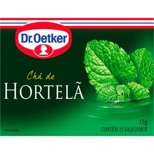 Chá Dr. Oetker Hortelã | Com 15 Sachês
