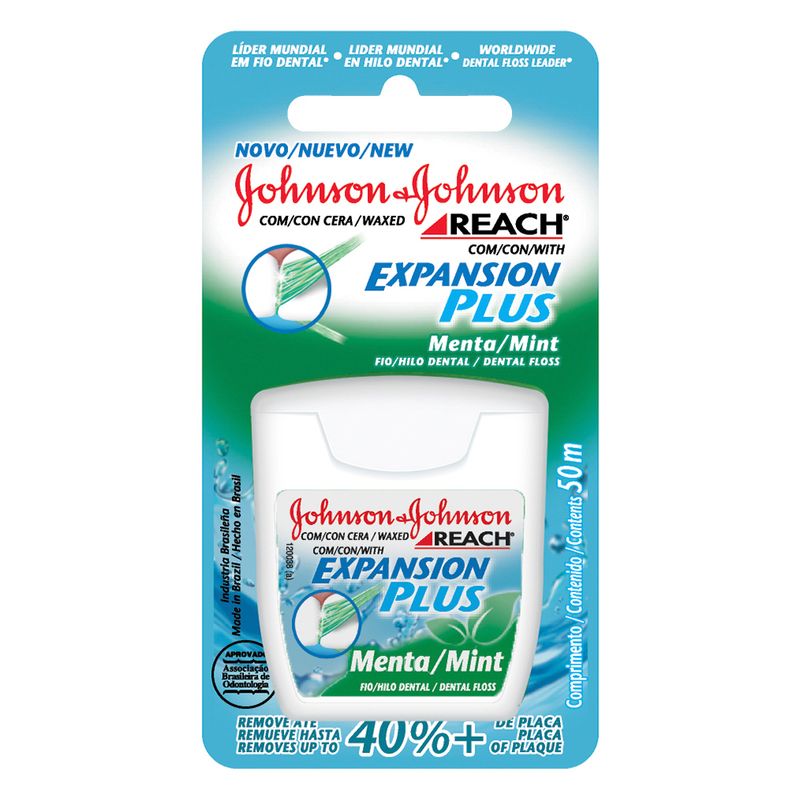 Fio-Dental-Johnson-s-Reach-Menta-50ml-s