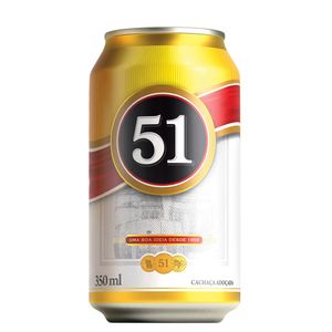 Cachaça 51 Lata 350ml