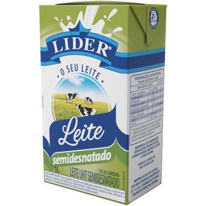 Leite Semidesnatado Lider 1 Litro