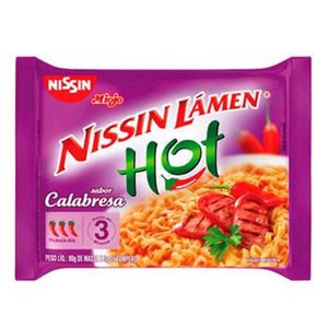 Macarrão Instantaneo Nissin Lámen Hot Calabresa 85g