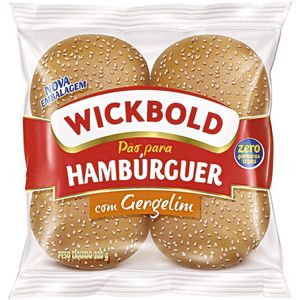 Pão Hambúrguer com Gergelim Wickbold 200g