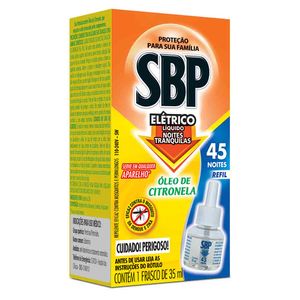 Inseticida Elétrico SBP 45 Noites Citronela 35ml