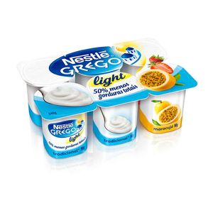 Iogurte Nestlé Grego Light 3 Sabores 540g