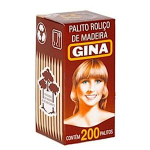 Palito de Dente Gina | Com 200 Unidades