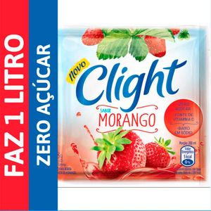 Refresco em Pó Clight Morango 8g
