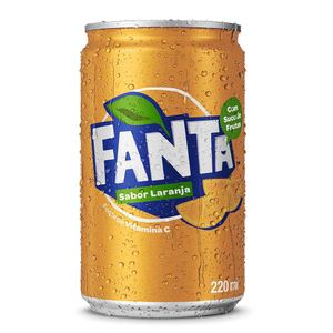 Refrigerante Mini Fanta Laranja Lata 220ml