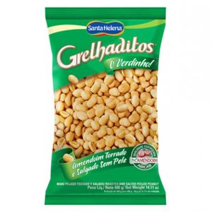 Amendoim Santa Helena Grelhaditos Torrado Salgado sem pele 400g