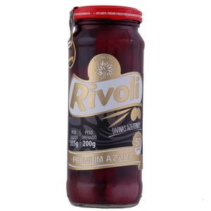 Azeitona Preta Rivoli Premium Azapa Com Caroço Vidro 200g