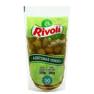 Azeitona Verde Rivoli Com Caroço Doypack 200g
