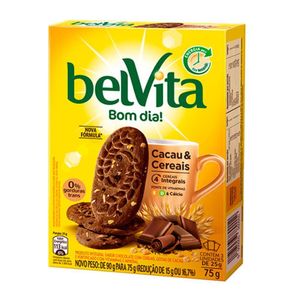 Biscoito Integral Belvita Cacau 75g