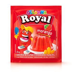 Gelatina Morango Royal 25g