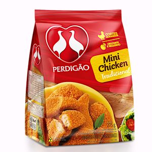 Frango Empanado Perdigão Mini Chicken Tradicional 275g