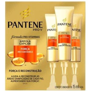 Ampola para Tratamento Pantene Força Instantânea 15ml
