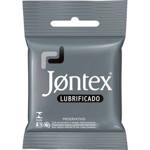 Preservativo lubrificado com 3 unidades Jontex