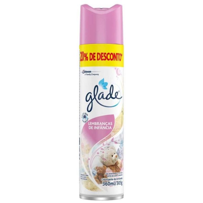 Desodorizador-de-ambiente-aerosol-lembrancas-de-infancia-20--de-desconto-Glade-s