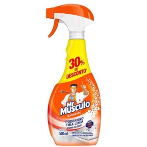 Tira limo com cloro para banheiros Mr Músculo 30% desconto 500ml