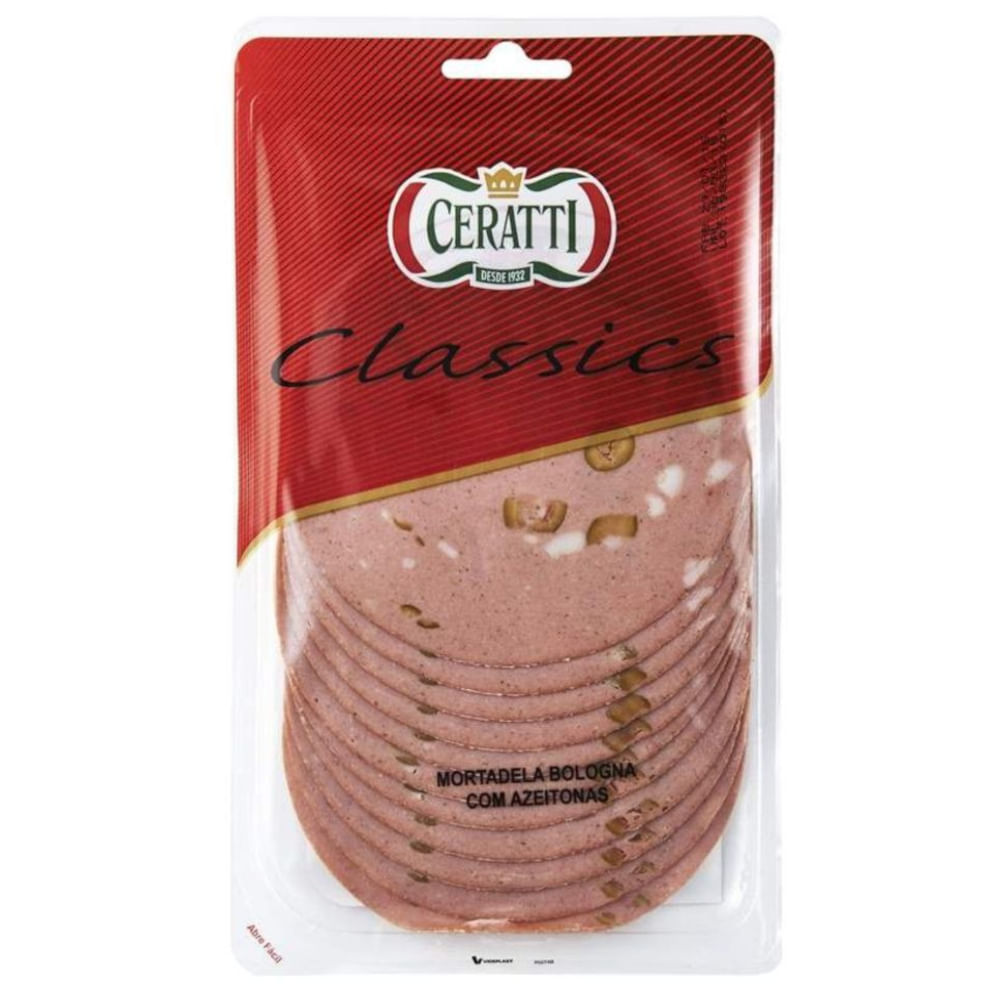 Mortadela Bologna com Azeitona Ceratti 150g Supermercado Coop