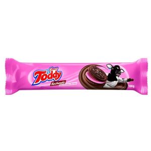 Biscoito Recheado Toddy Morango e Chocolate 100g