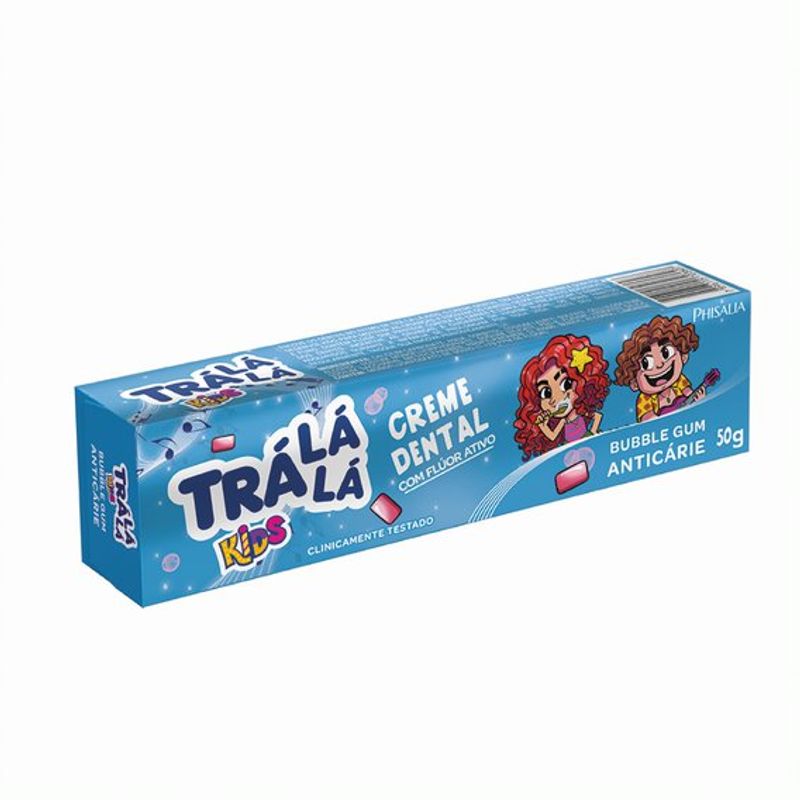 Creme-dental-kids-sabor-bubble-gum-Tra-la-la-50g-s