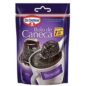 Mistura para Bolo Dr. Oetker Bolo de Caneca Brownie 70g