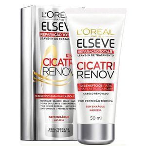 Creme reparação total 5 cicatri renov leave-in tratamento Elseve 50ml