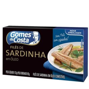 Filé de Sardinha Gomes da Costa em Óleo 125g
