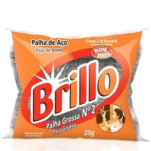 Palha de Aço Brillo N°2 25g