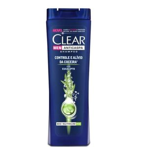 Shampoo anticaspa controle e alívio da coceira Clear men 200ml
