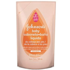 Sabonete líquido baby cabeça aos pés refil Johnson's 180ml