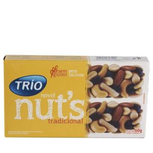 Barra de Cereais Nuts Tradicional Trio 60g