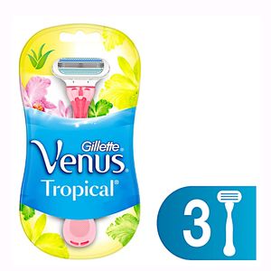 Aparelho Depilatório Gillette Venus Tropical | Com 3 Unidades