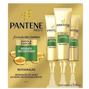 Ampola capilar pro-v restauração com 3 unidades Pantene 15ml