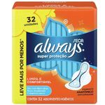Absorvente-com-Abas-Seca-Super-Protecao-Always-Pacote-32-Unidades-Leve-Mais-Pague-Menos-s
