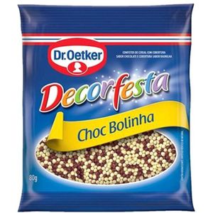 Confeito Dr. Oetker De Coração Choc Bolinha 80g
