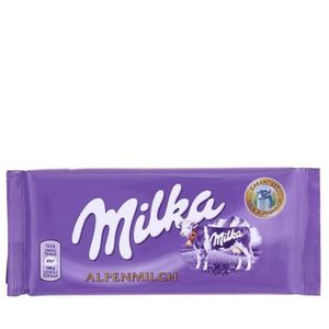 Chocolate em Barra Milka ao Leite 100g