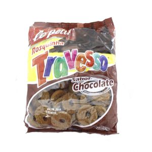 Biscoito Rosquinha de Chocolate Travesso Le Petit 400g