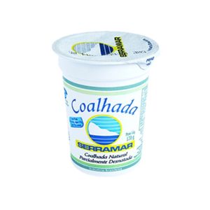 Coalhada Natural Parcialmente Desnatada Serramar 170g