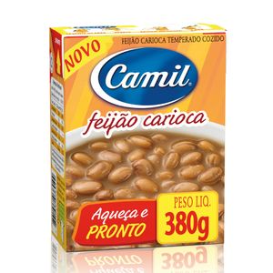 Feijão Pronto Camil Carioca Temperado 380g