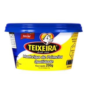 Manteiga sem Sal Teixeira 200g