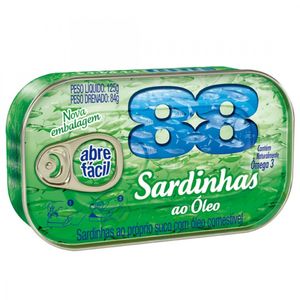Sardinha 88 em Óleo Lata 125g