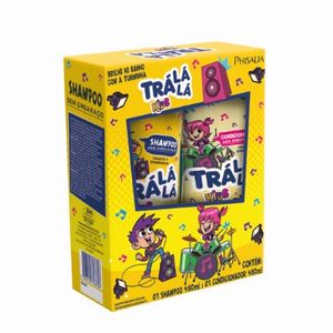 Kit shampoo + condicionador kids sem embaraço Trá lá lá 480ml