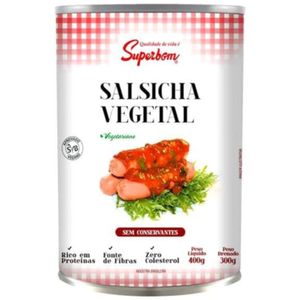 Salsicha vegetal Superbom 400g