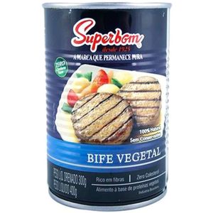 Bife Vegetal Superbom Lata 400g